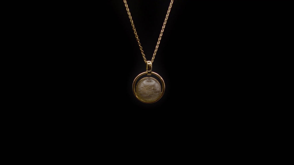 14k Solid Gold Moonlight
