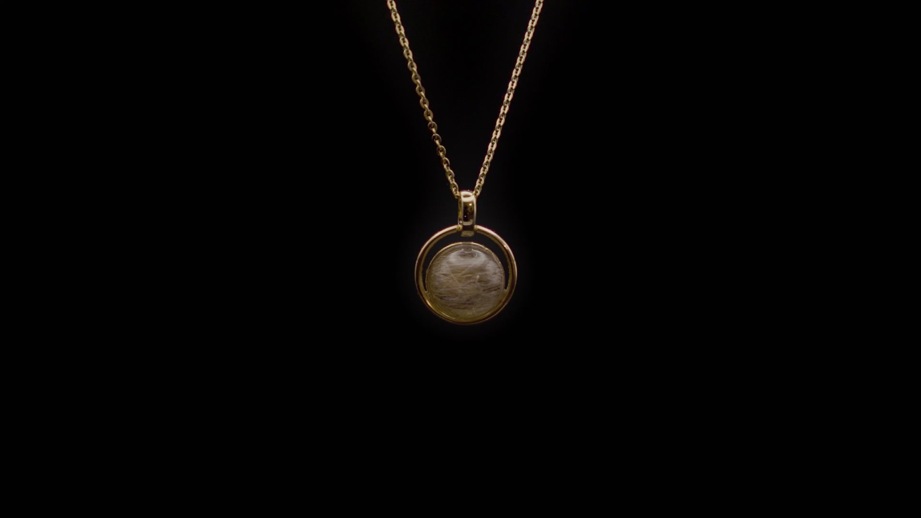 14k Solid Gold Moonlight