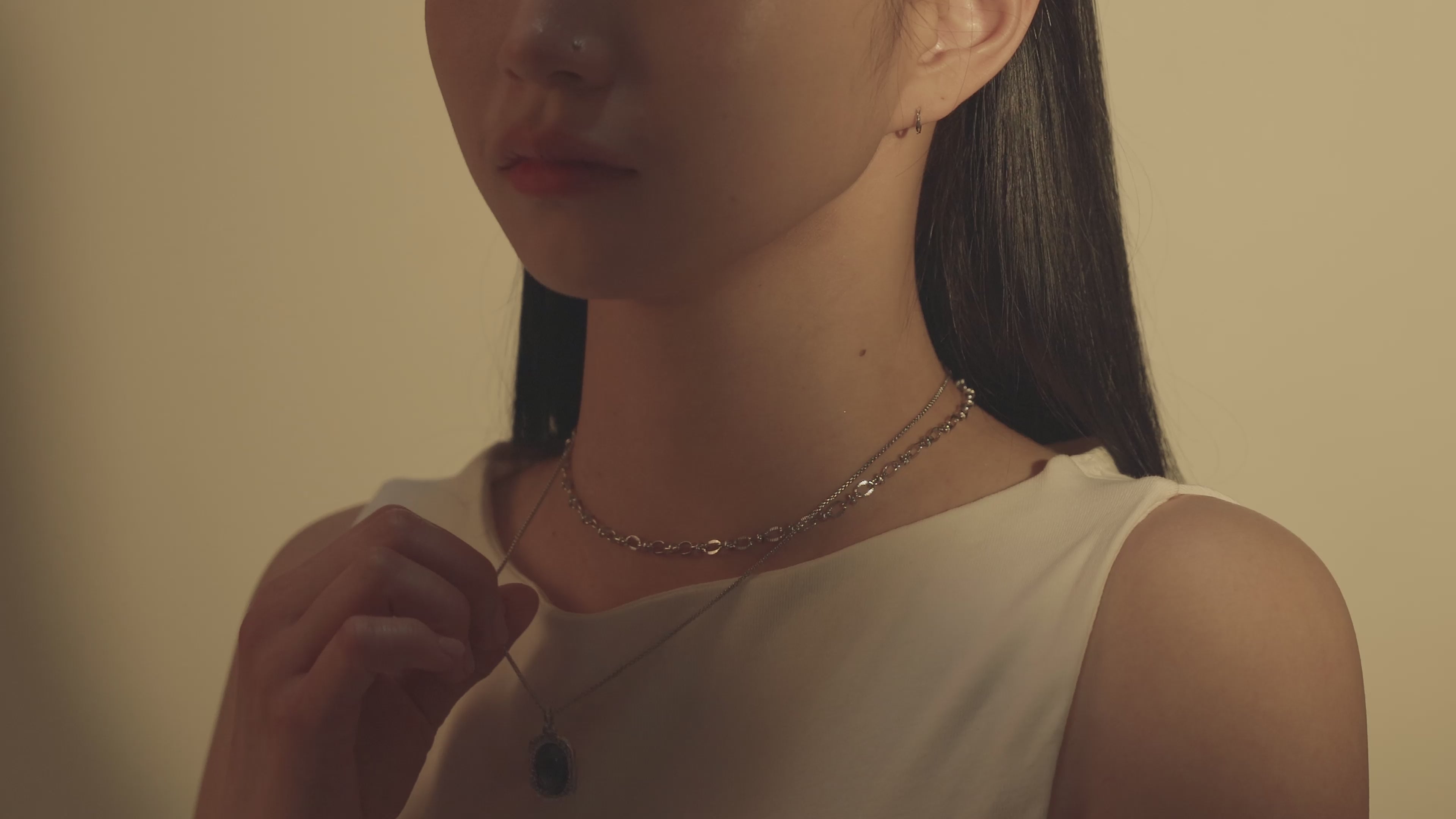 Knot Link Chain Layering Necklace